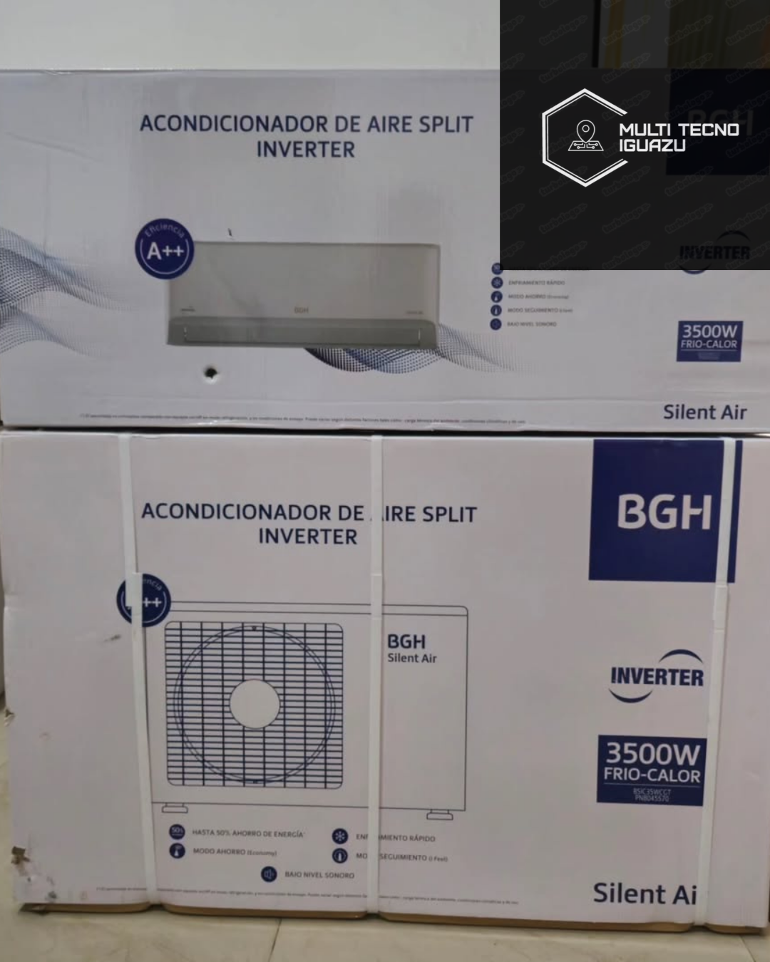Aire Acondicionado BGH Inverter 3500ww (Frio/Calor)