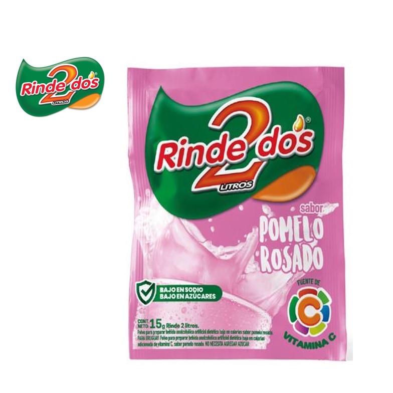 JUGO RINDE2 10 U POMELO ROSADO (12XB)