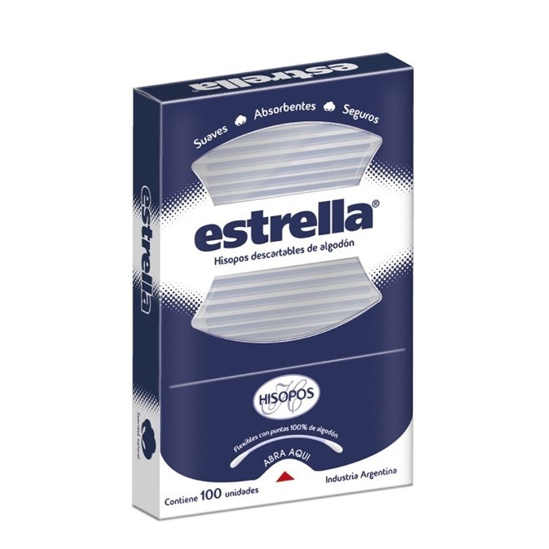 HISOPOS ESTRELLA X 125U