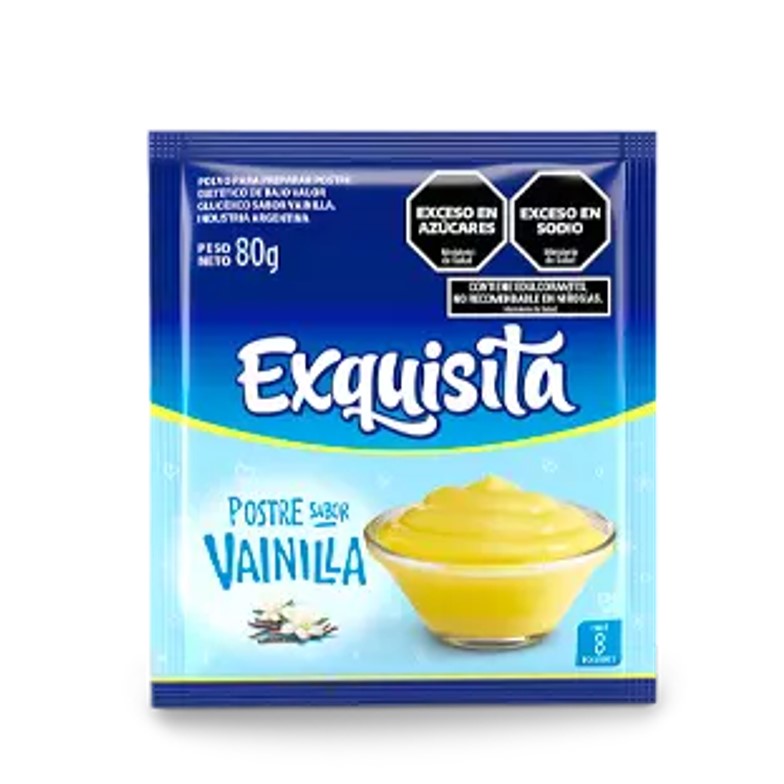 POSTRE EXQUISITA 80GR VAINILLA (12XB)