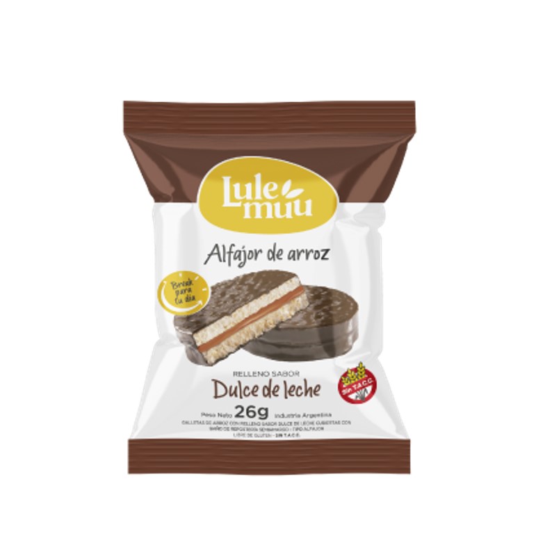 ALFAJOR LULEMUU ARROZ DDL (12XB)