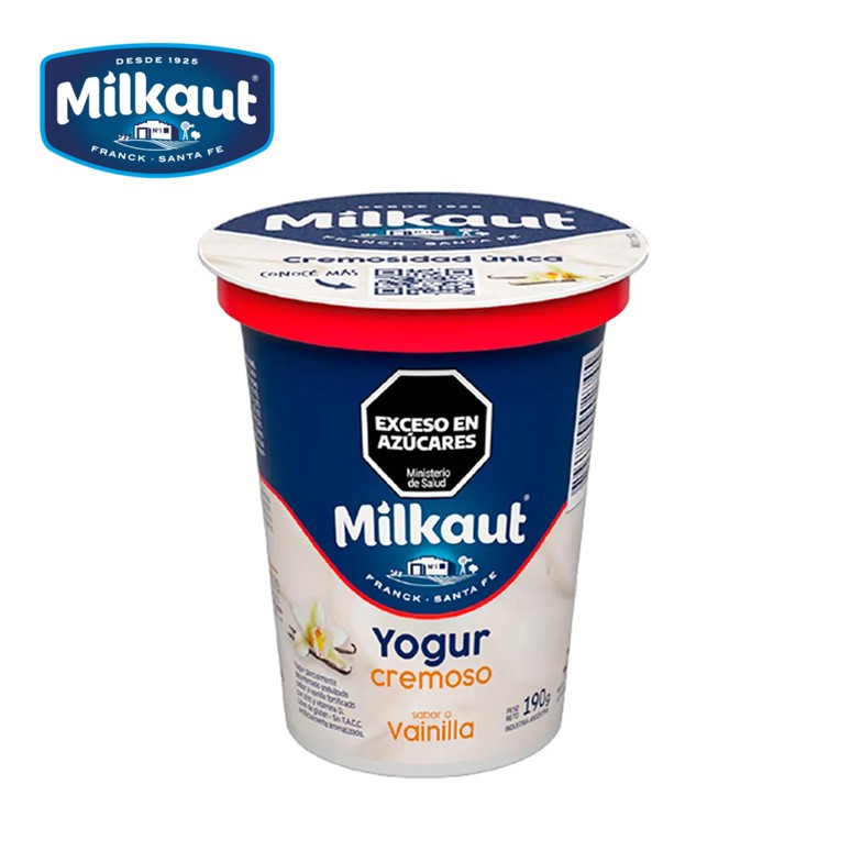 YOGUR MILKAUT 180 GR VAINILLA  (20XB)