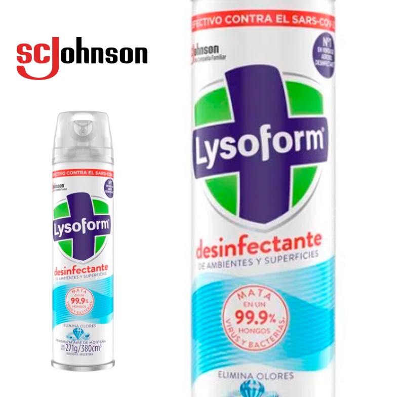 DESINF AER LYSOFORM  360CC BEBE (6XB)