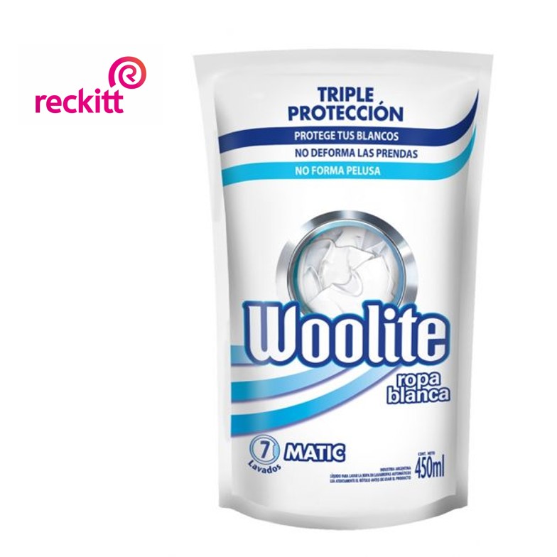 JABON LIQ WOOLITE 450 ML ROPA BLANCA(12XB)