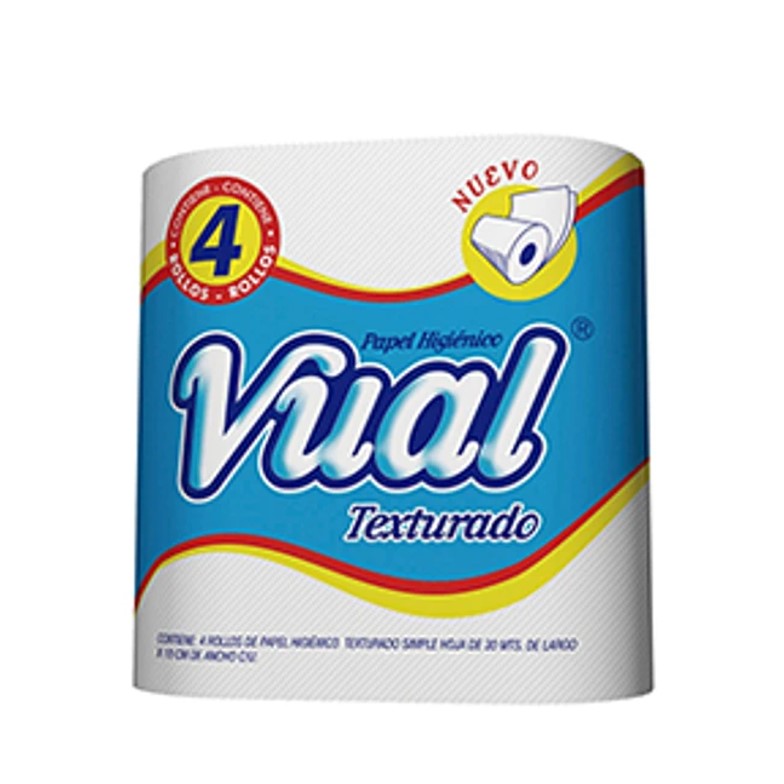 PAPEL HIG VUAL 4X30 M TEXTURADO (12XB)