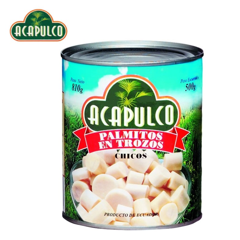 PALMITOS ACAPULCO 800 GR TROZ CHICO (12XB)