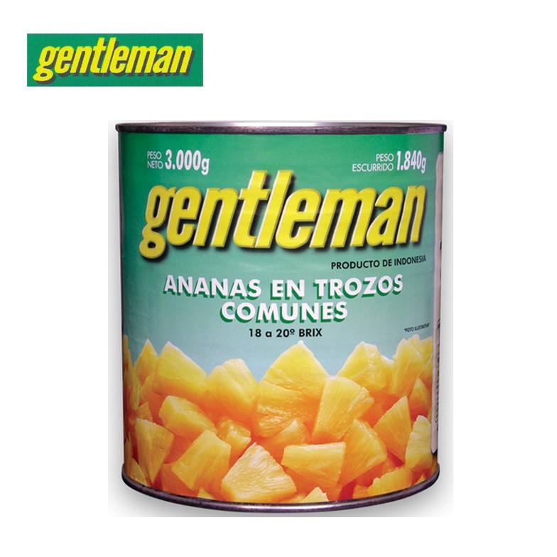ANANA GENTLEMAN 825 GR TROZOS (12XB)