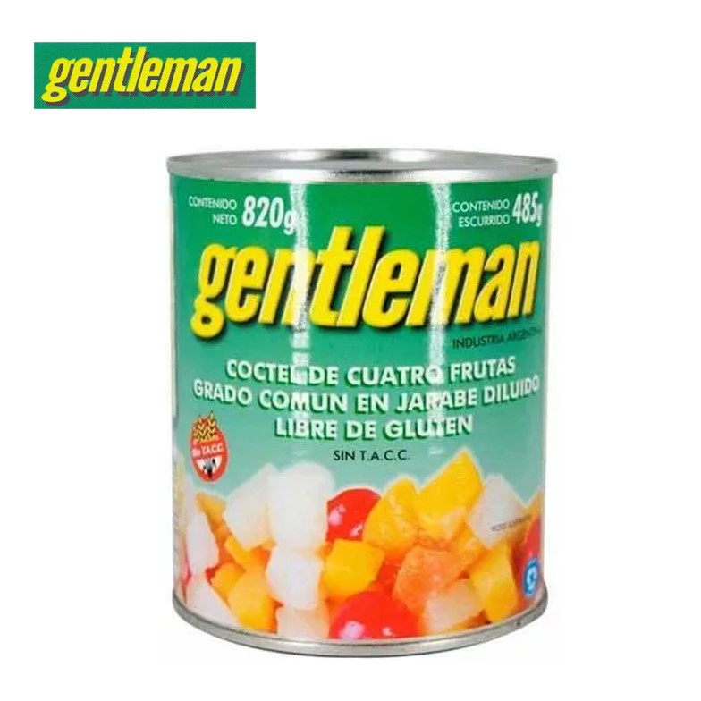 COCTEL FRUTAS GENTLEMAN 820 GR (12XB)