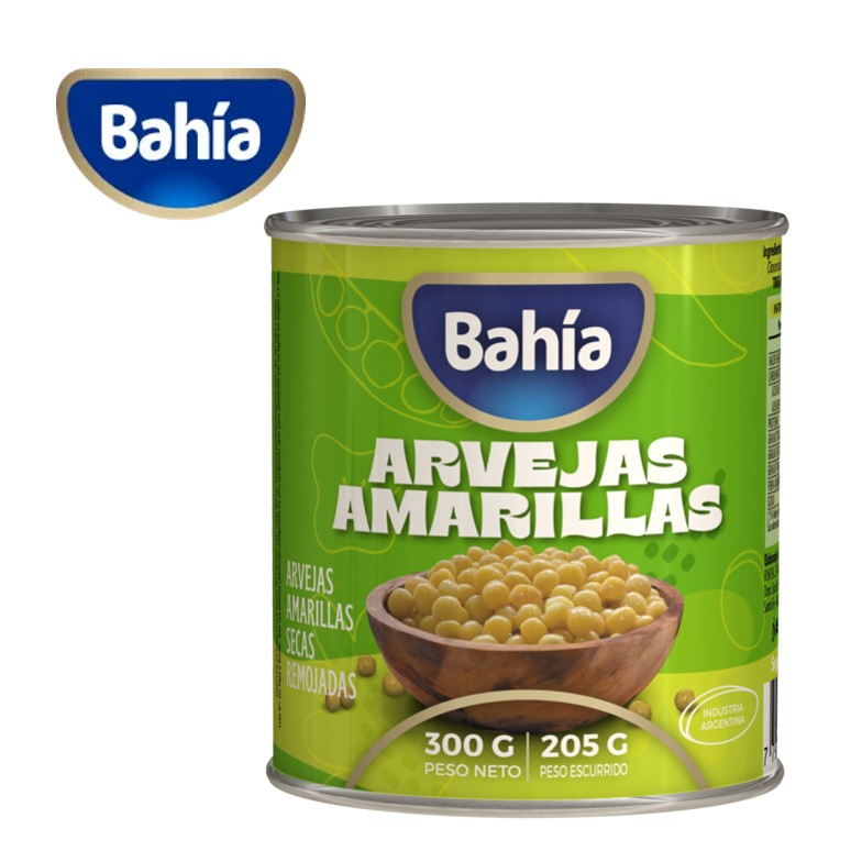 ARVEJAS AMARILLAS BAHIA 300G (24XB)