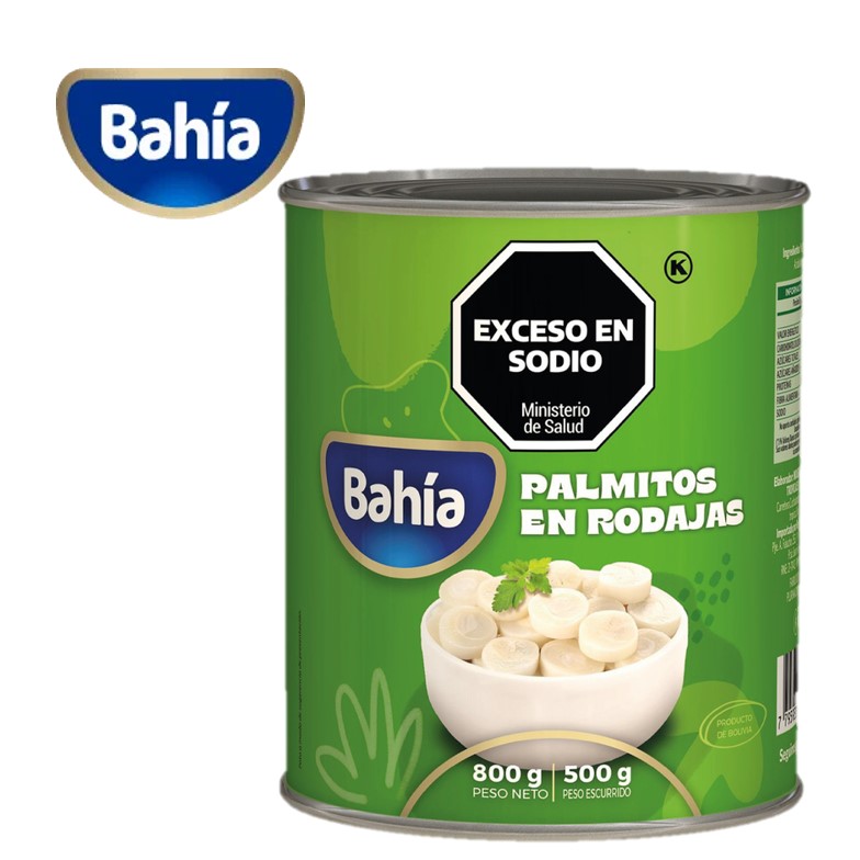 PALMITOS BAHIA 800 GR RODAJAS