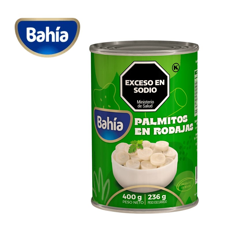 PALMITOS BAHIA 400 GR RODAJAS