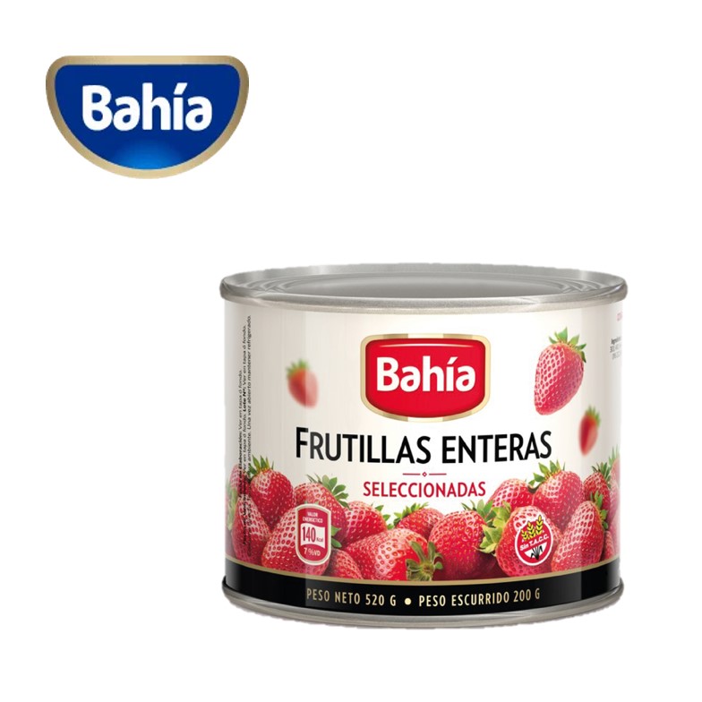 FRUTILLAS BAHIA 520 GR ENTERAS (12XB)