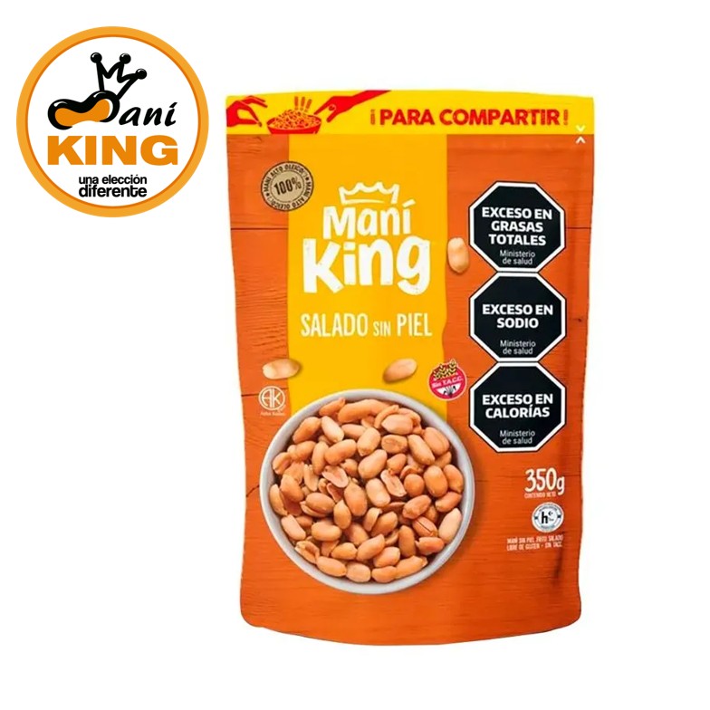 MANI KING 350 GR SALADO S/PIEL (15XB)