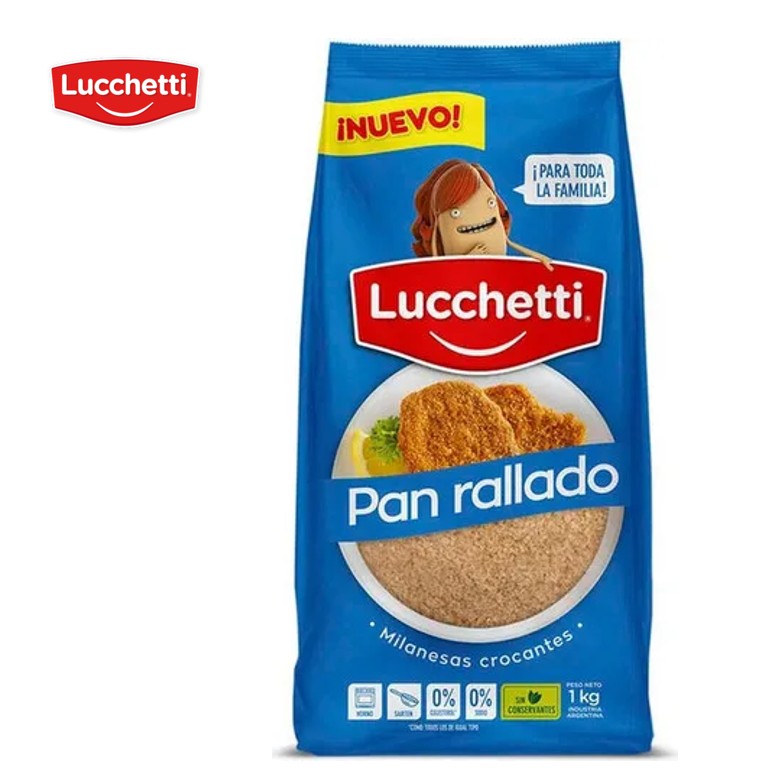 PAN RALLADO 500G LUCHETTI (12XB)