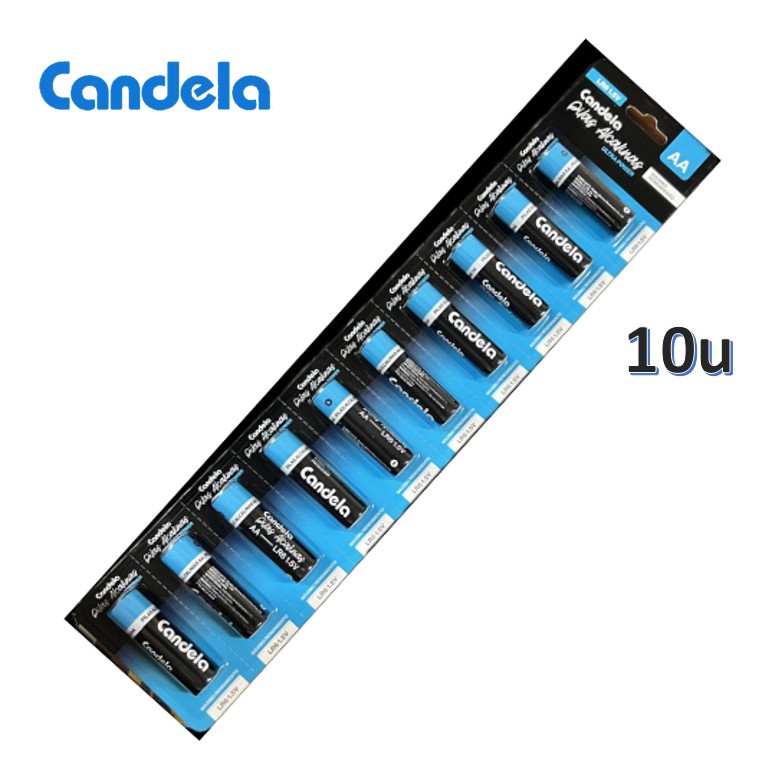PILAS CANDELA AA 10 U TIRA (12XB)