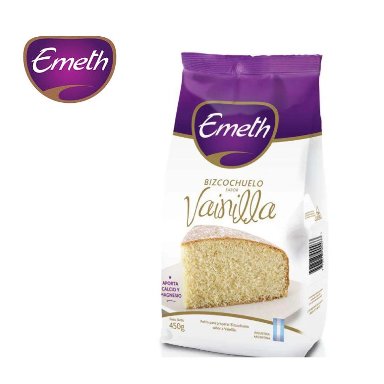 BIZCOCHUELO EMETH 450 GR VAINILLA (8XB)