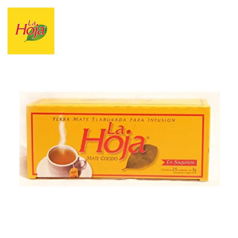 MATE COCIDO LA HOJA 25 U (20XB)