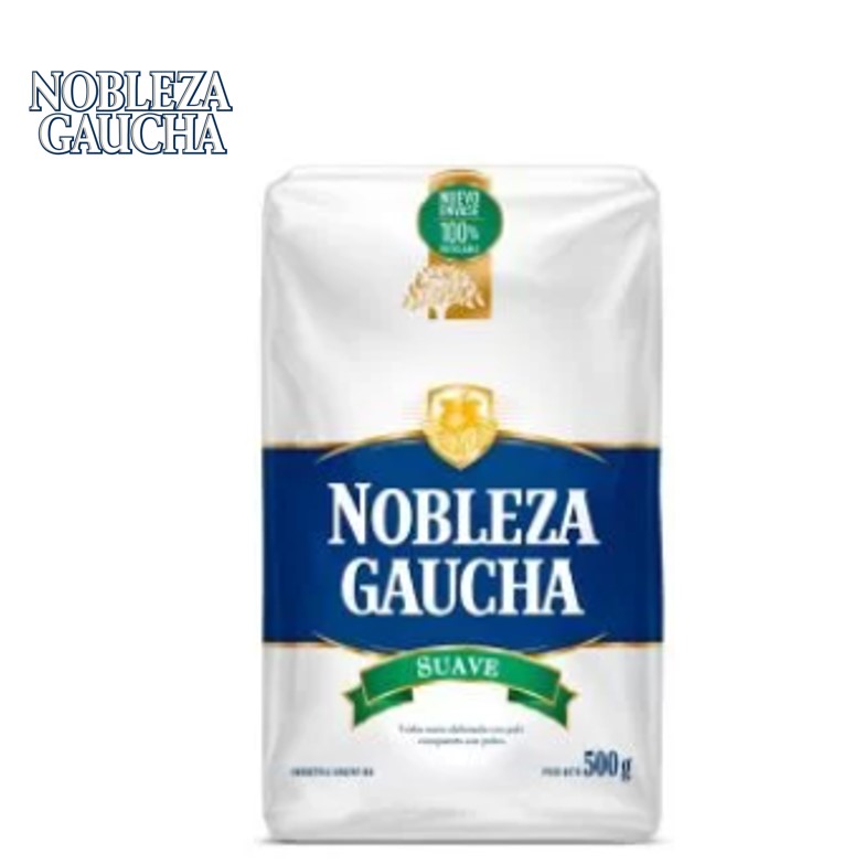 YERBA NOBLEZA GAUCHA 500 GR SUAVE (10XB)