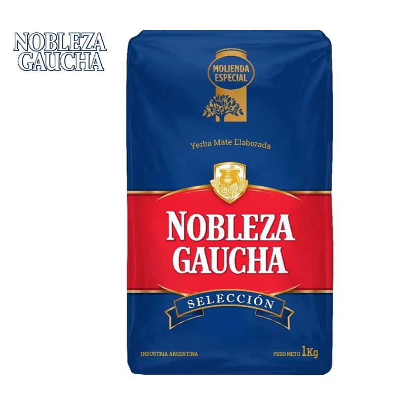 YERBA NOBLEZA GAUCHA 1 KG TRADICIONAL (6XB)