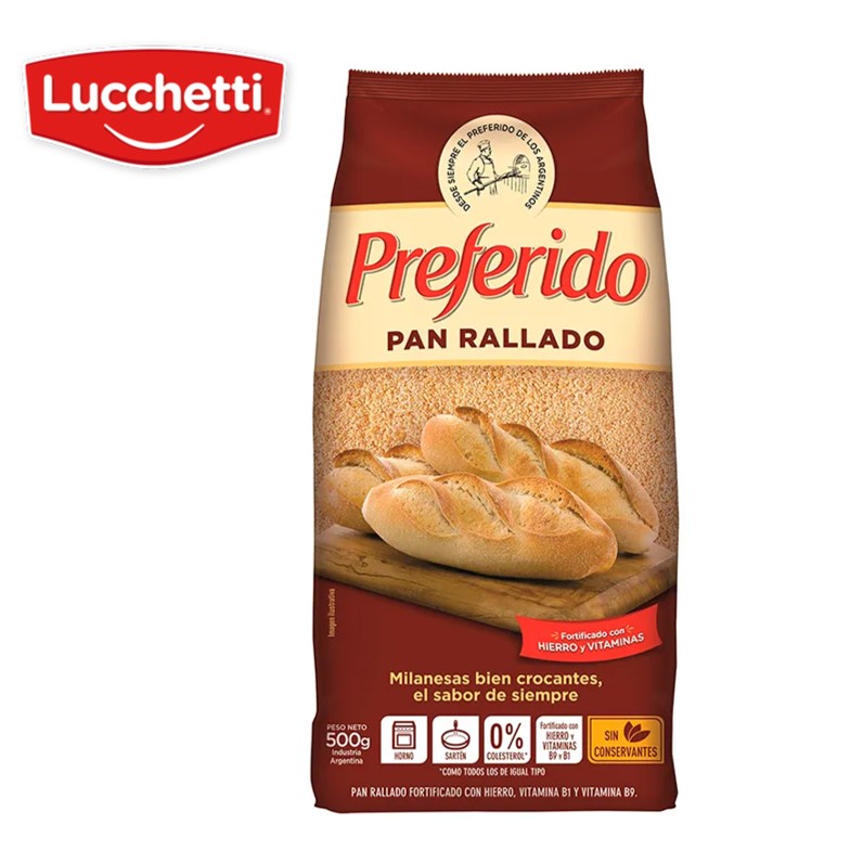 PAN RALLADO 500 GR PREFERIDO (20XB)