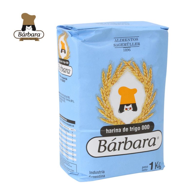 HARINA BARBARA 1 KG 000 (10XB)
