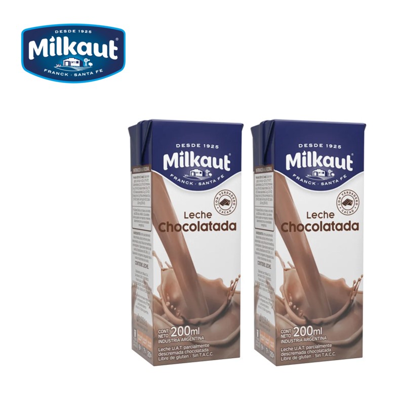 CHOCOLATADA MILKAUT 200 CC. (24XB)