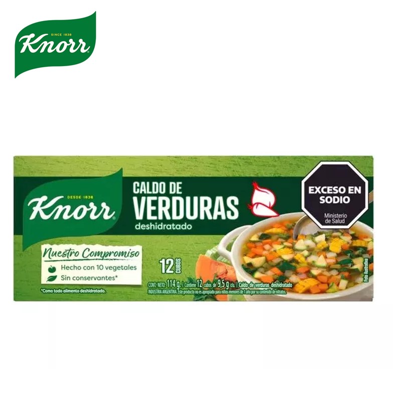 CALDO KNORR 12 U VERDURA (80UXB)