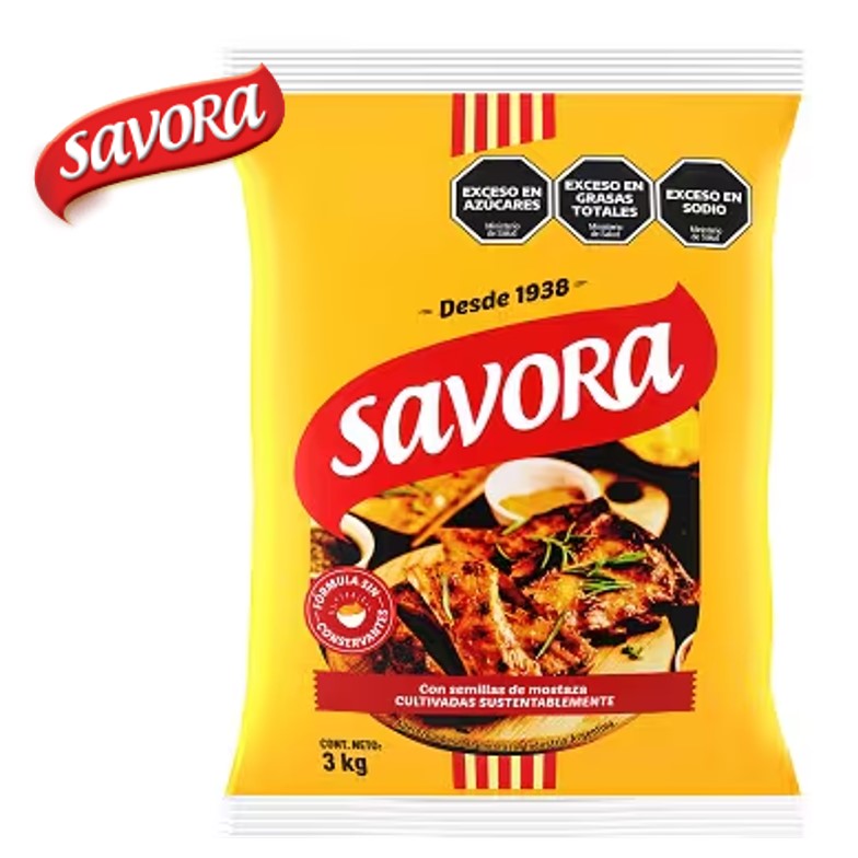MOSTAZA SAVORA 3000 GR (3XB)