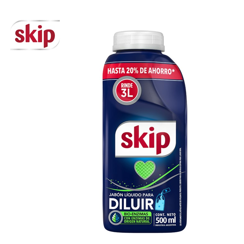 JABON LIQ SKIP 500 ML P/DILUIR (12XB)