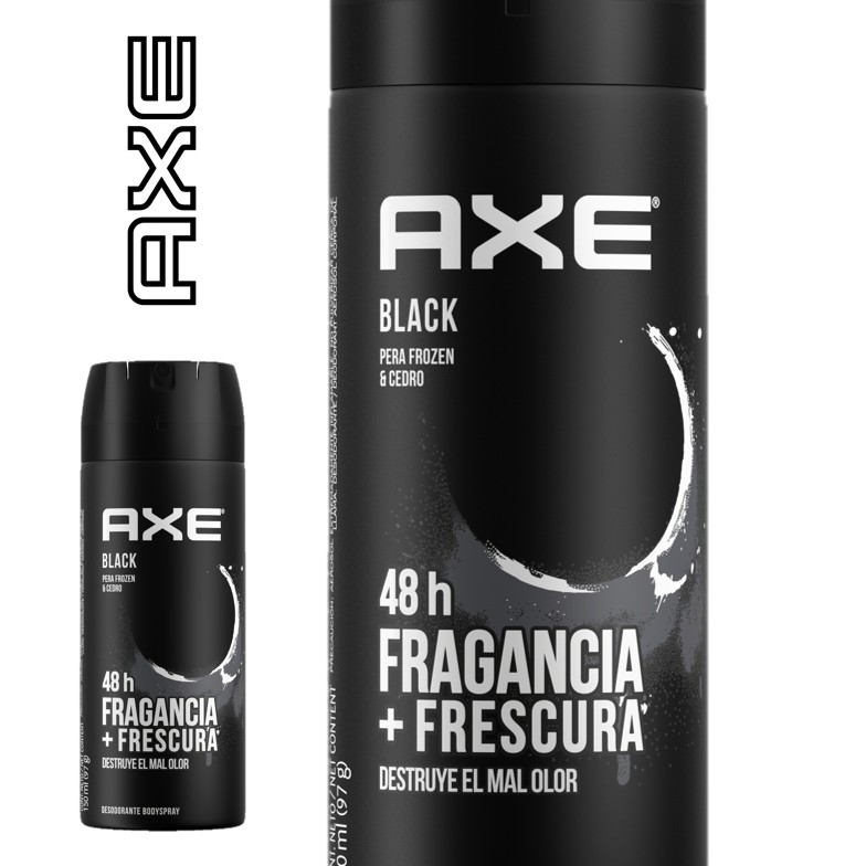 DESODOR AER AXE 150 ML BLACK (12XB)