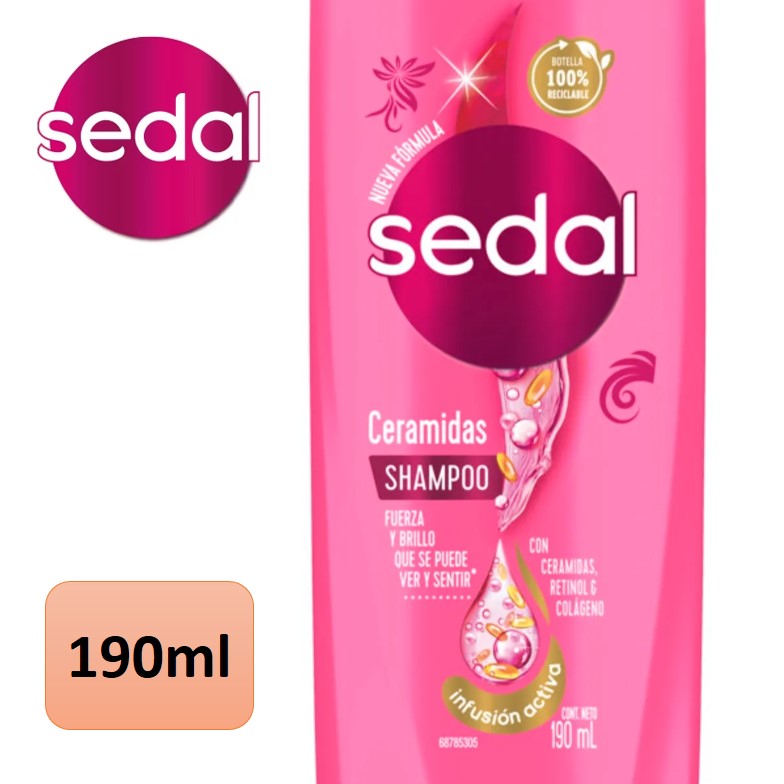 SHAMPOO SEDAL 190 ML CERAMIDAS (12XB)