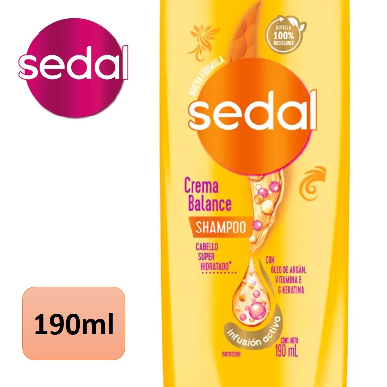 SHAMPOO SEDAL 190 ML CREMA BALANCE (12XB)