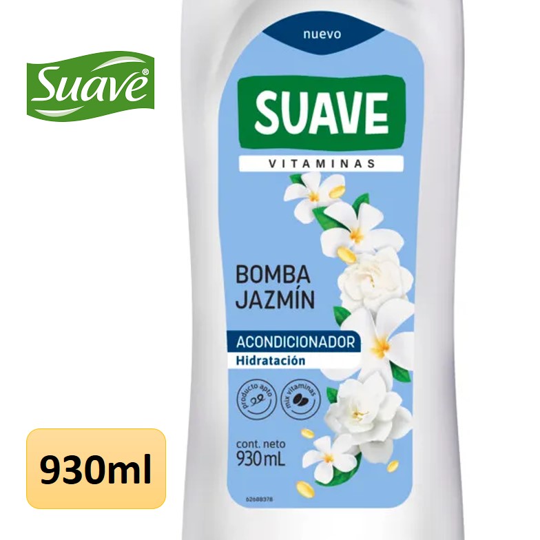 ACOND SUAVE 930 ML BOMBA JAZMIN (8XB)