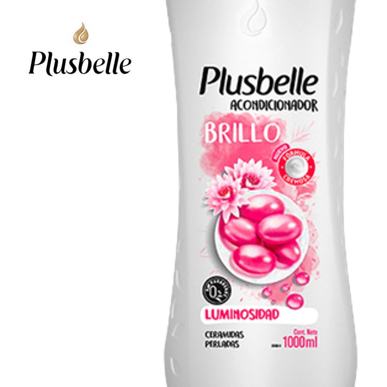 ACOND PLUSBELLE 1 LT BRILLO/CERAMIDAS (12XB)