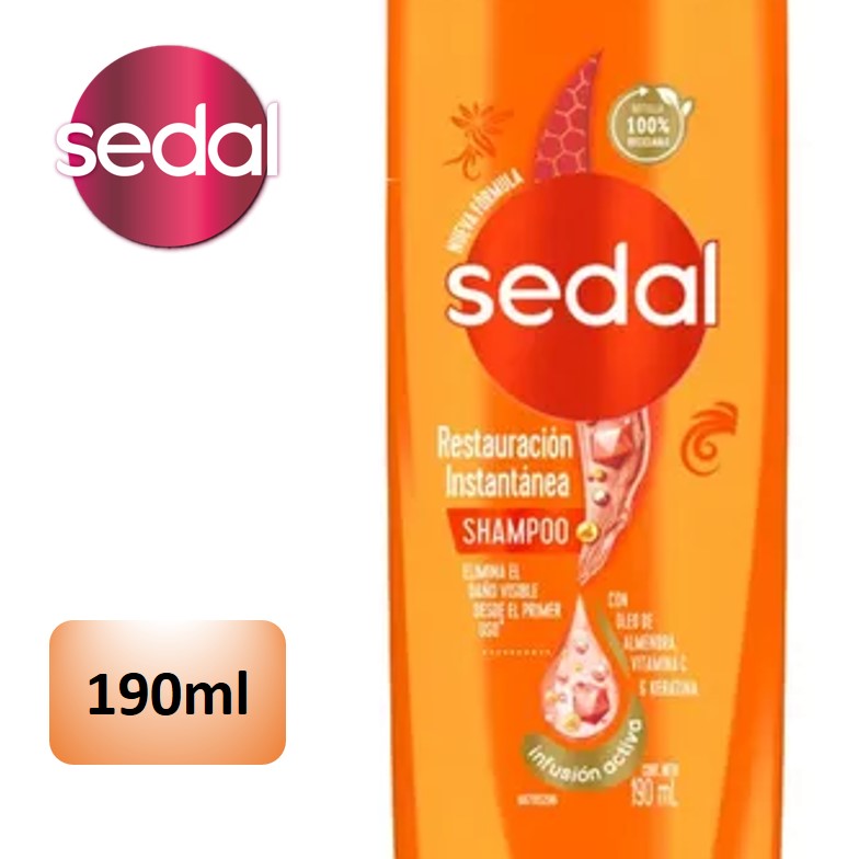 SHAMPOO SEDAL 190 ML RESTAU INST (12XB)