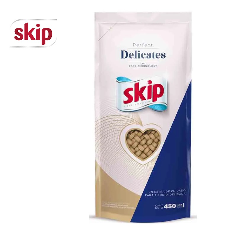 JABON LIQ SKIP 450 ML DELICATES (15 UXB)