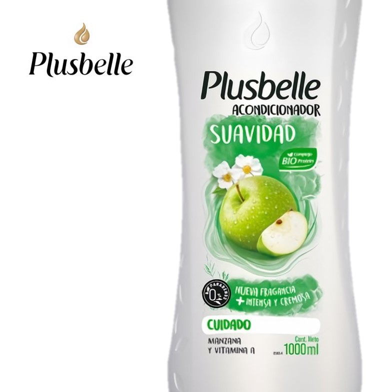 ACOND PLUSBELLE 1 LT SUAV/CUIDADO (12XB)