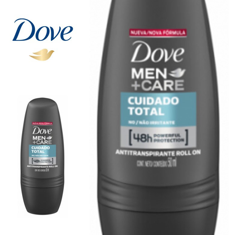 ROLL ON DOVE MEN 50 ML PROT TOTAL (12XB)