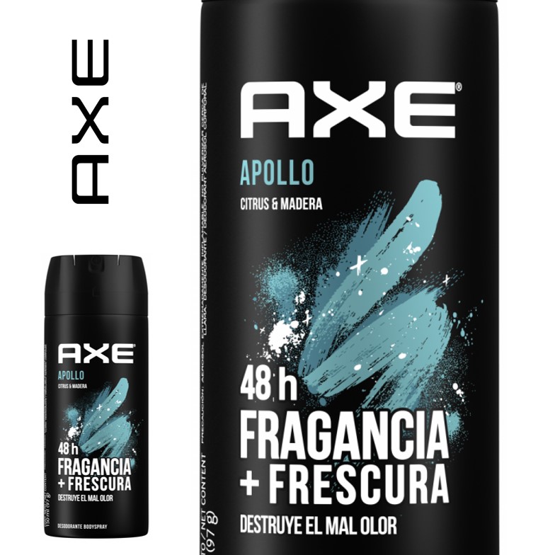 DESODOR AER AXE 150 ML APOLLO (12XB)