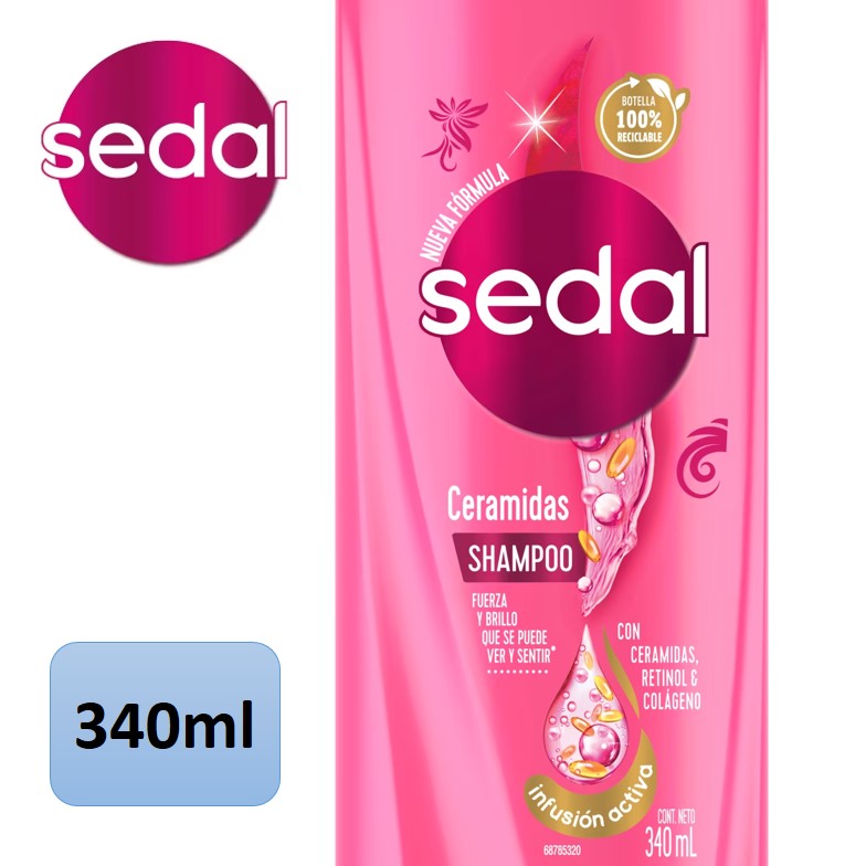 SHAMPOO SEDAL 340 ML CERAMIDAS (12XB)