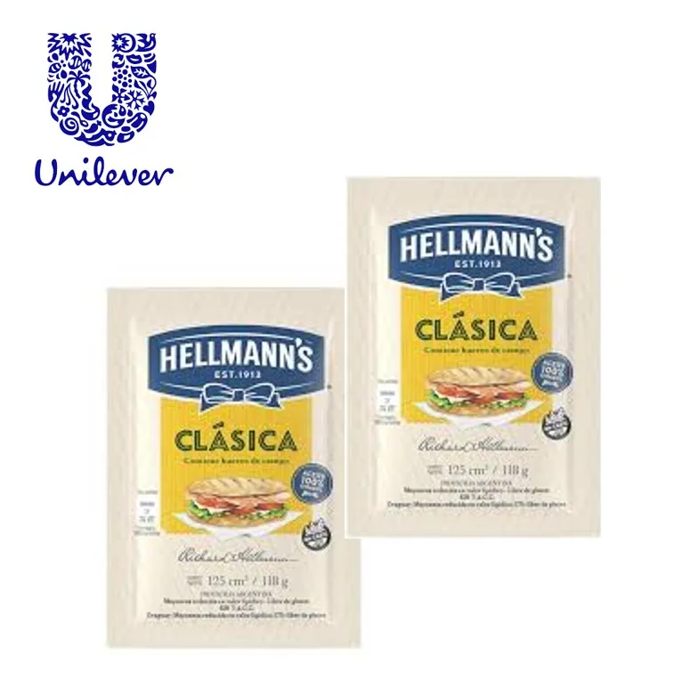 MAYONESA HELLMANNS 118 GR 20 UNIDADES