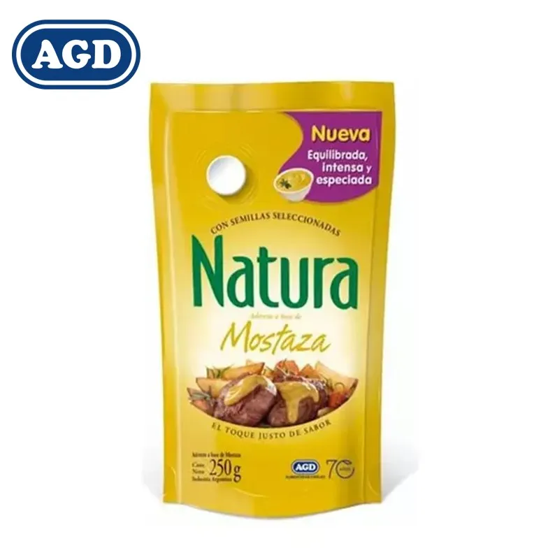 MOSTAZA NATURA 250 GR (12XB)