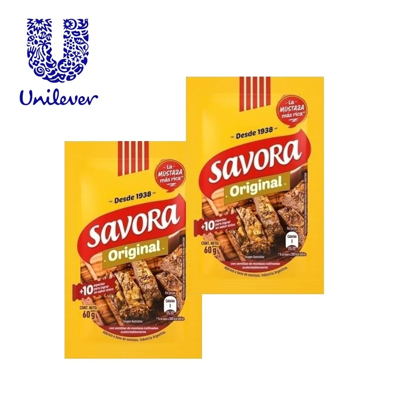 MOSTAZA SAVORA 60 GR X 30 U (1XB)