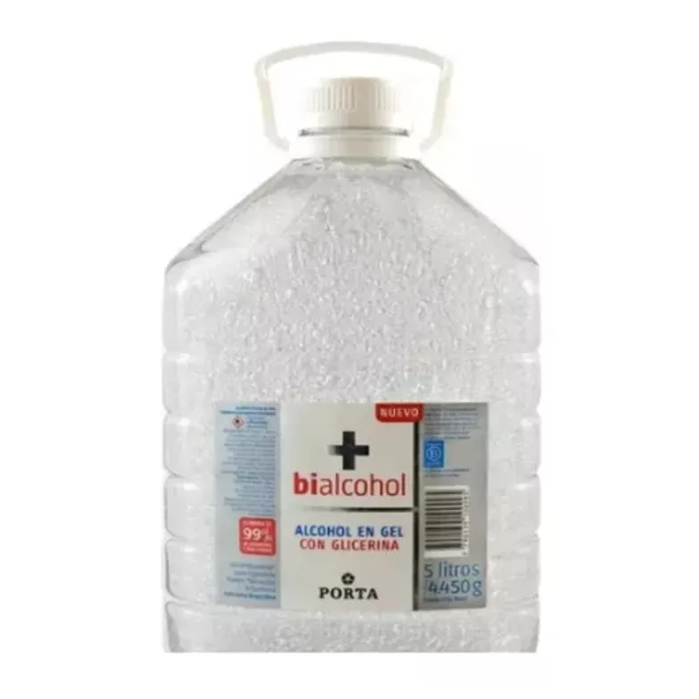 ALCOHOL PORTA 5 LT GEL (4XB)