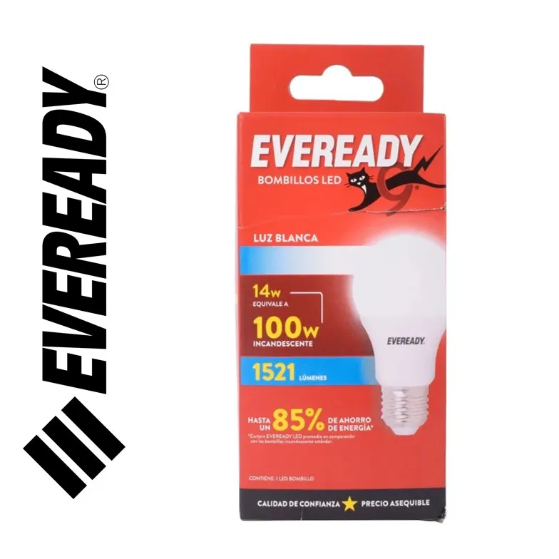 LAMPARA EVEREADY 14W BLANCA