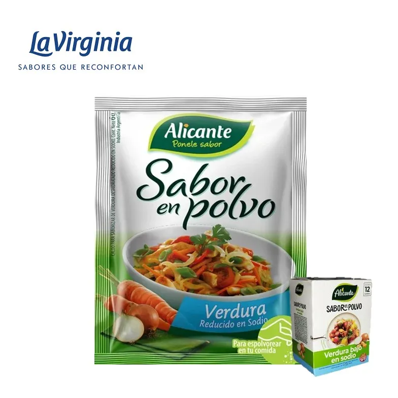SABOR POLVO ALICANTE 12 U VERDURA RED SOD (10XB)