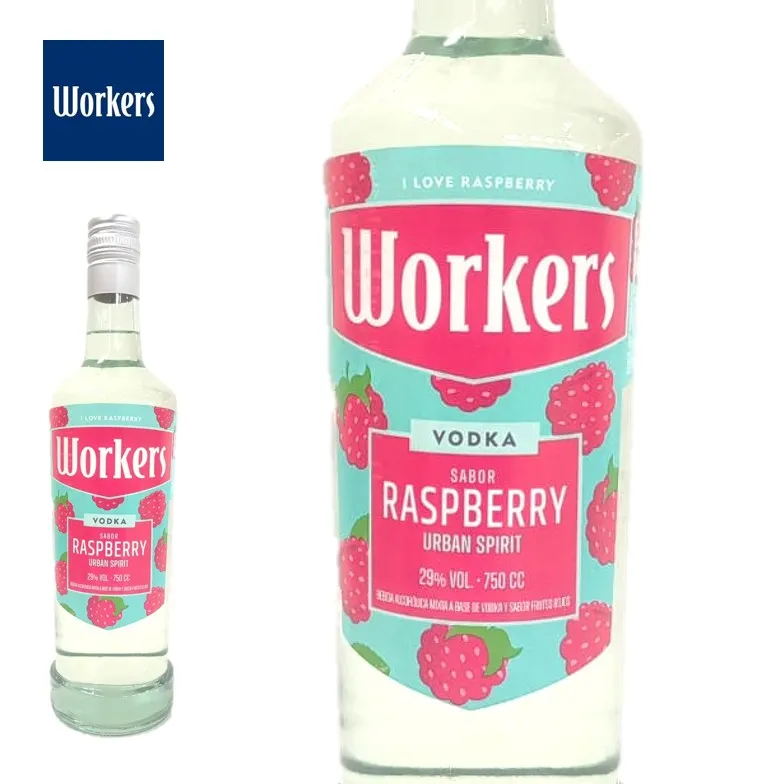 WORKERS 750CC VODKA RASPBERRY (6XB)