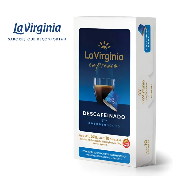 CAFE LV CAPS 10 U DESCAFEINADO(12XB)