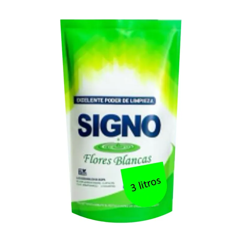 JABON LIQ SIGNO 3000 ML VERDE DP (4XB)