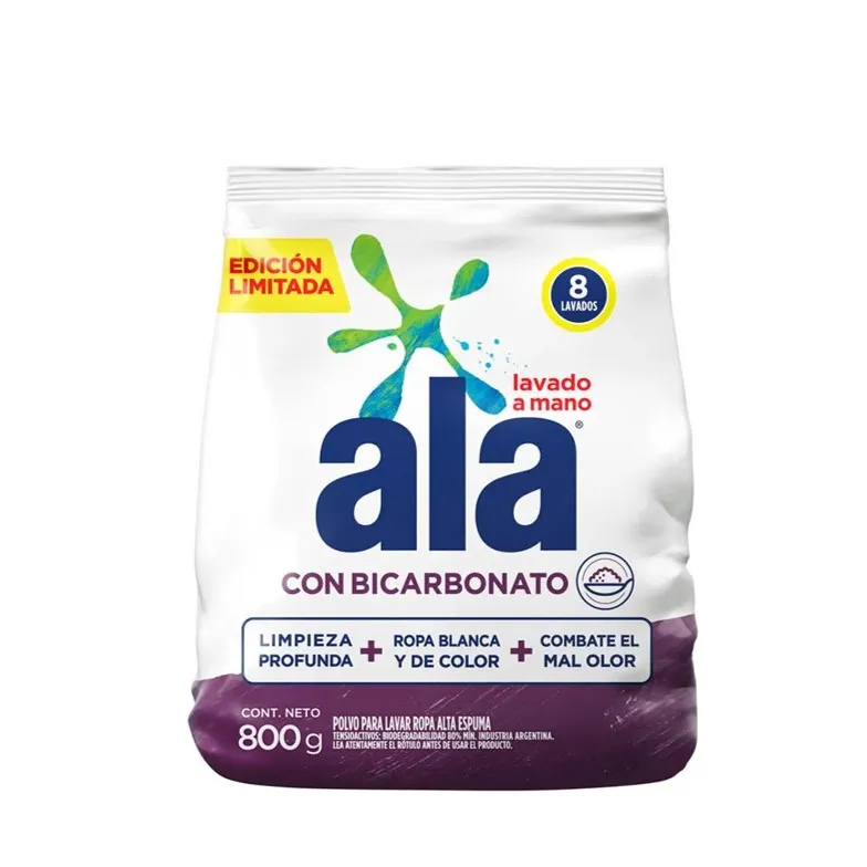 JABON PVO ALA 800G REGULAR BICAR